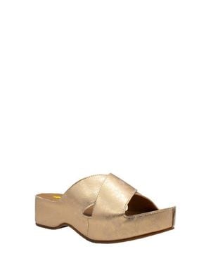 Volatile Edith Platform Sandal - Metallic