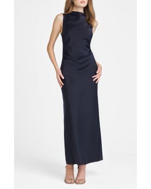 Wayf X Jourdan Sloane Bella Satin Dress - Blue