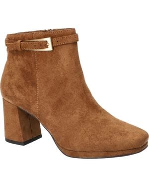 Bella Vita Hudson Platform Bootie - Brown