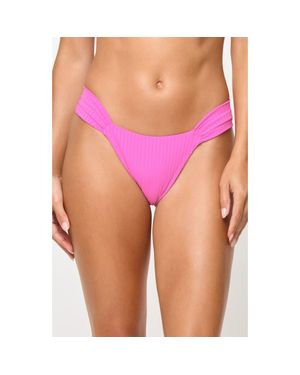 LSPACE Dolce Full Bikini Bottoms - Pink