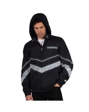 Starter Las Vegas Raiders Thursday Night Gridiron Full-Zip Jacket - Black