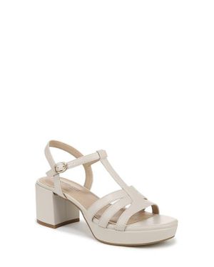 LifeStride Rio Ankle Strap Platform Sandal - White