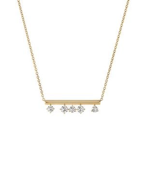 Hearts On Fire Barre Pendant Necklace - Metallic