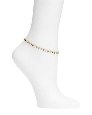 VIDAKUSH Cluster Anklet - White