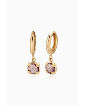 Oradina 14K Antica Drop Earrings - White
