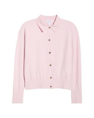 Max Mara Wool Blend Cardigan - Pink