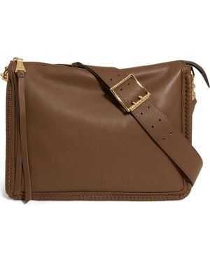 Aimee Kestenberg Famous Leather Large Crossbody Bag - Brown