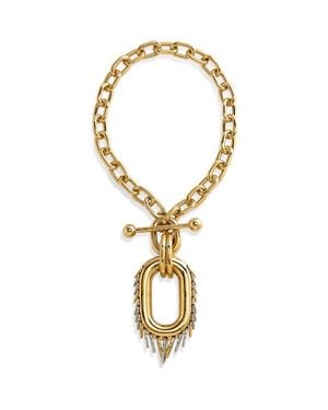 Rabanne Toggle Necklace - Metallic
