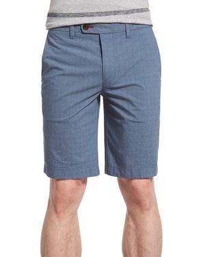 Ted Baker 'Erupten' Print Stretch Cotton Shorts - Blue