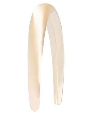 Tasha Padded Satin Headband - White