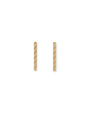 Off-White c/o Virgil Abloh Diag Earrings - White