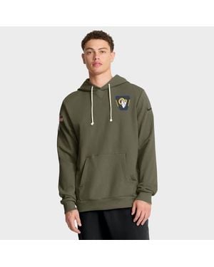 Nike Los Angeles Rams 2025 Salute To Service Sideline Standard Issue Dri-Fit Hoodie - Green