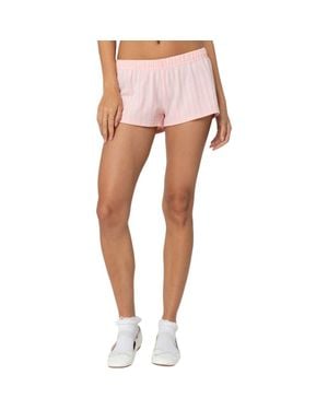 Edikted Irene Pointelle Microshorts - Pink