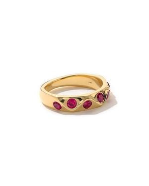 Mark Henry Sculpted Wave Ring - Metallic