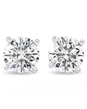 Bliss Diamond Igi Certified 1 Ct Diamond Studs 14K Screw Back Earrings - Metallic