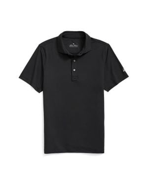 Brooks Brothers Solid Performance Series Polo - Black