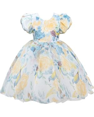 Tulle Chablis Dress - Blue