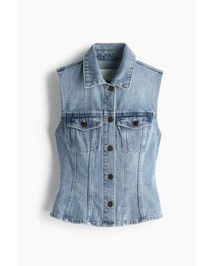 H&M Denim Waistcoat - Blue