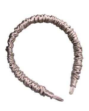 SILKSILKY Pure Silk 3-Pack Vintage Headbands - Metallic