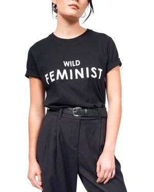 WILDFANG The Wild Feminist Tee - Blue