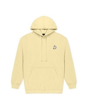 Alix Heartly Ghost Midweight Hooded Sweatshirt - Yellow