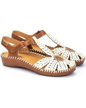 Pikolinos Vallarta T-Strap Sandal - Metallic