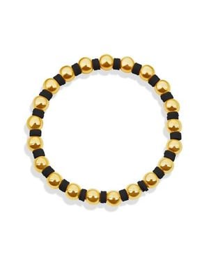 SHYMI Beaded Stretch Bracelet - Metallic