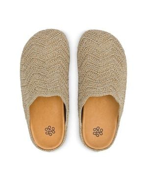 The Sak Bolinas Crochet Ripple Clog - Natural