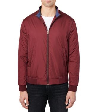 Con.struct Solid Padded Hybrid Jacket - Red