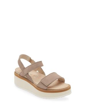 Naot Meringue Wedge Sandal - Natural