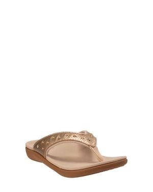 Revitalign Yumi Star Flip Flop - Metallic