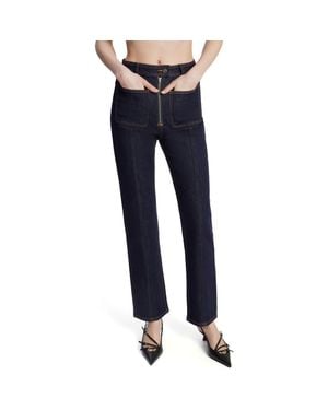 Bardot Cobain Straight Leg Jeans - Blue