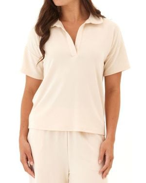 Threads For Thought Melanie French Terry Polo - Natural