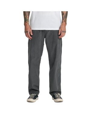 RVCA Vacancy Micro Corduroy Pants - Gray