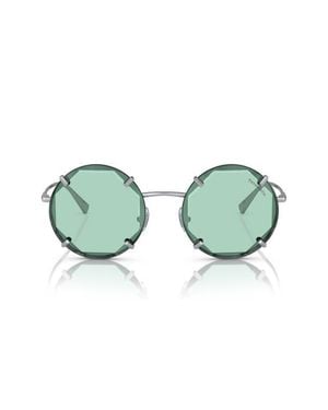 Tiffany & Co. 54Mm Round Sunglasses - Green