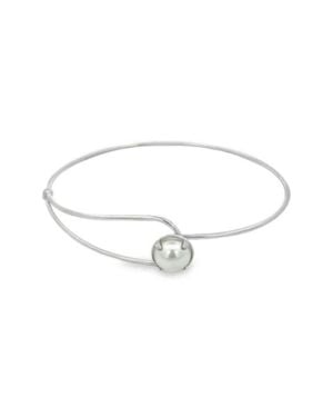 MacRae & Co X Sharina Faux Pearl Buckle Bracelet - Metallic