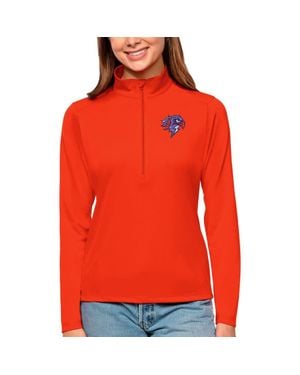 Antigua Halifax Thunderbirds Tribute Quarter-Zip Pullover Top - Red