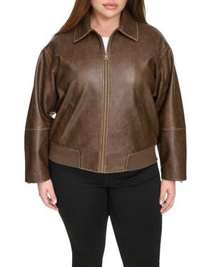 Levi's Faux Leather Jacket - Brown