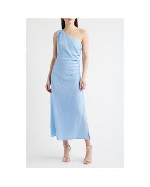 Sam Edelman One-Shoulder Dress - Blue