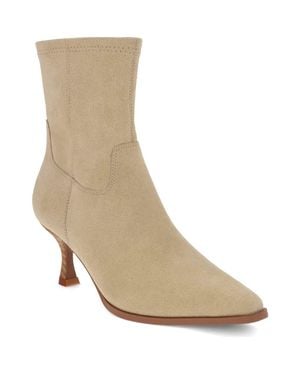 MIA Aletta Pointed Toe Bootie - Natural