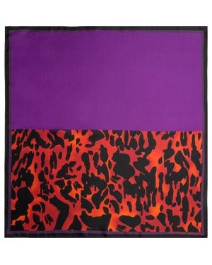 Dries Van Noten Foulard Fleur Du Mal - Purple