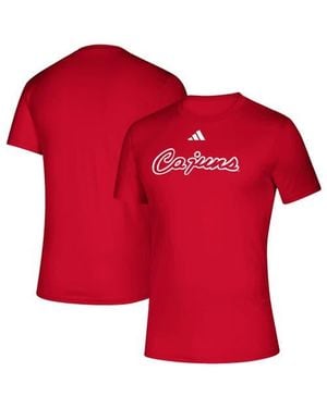 adidas Louisiana Ragin' Cajuns Vault Script Creator T-Shirt - Red