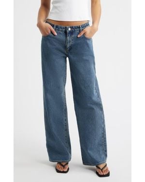 A.Brand '99 Alison Baggy Straight Leg Jeans - Blue