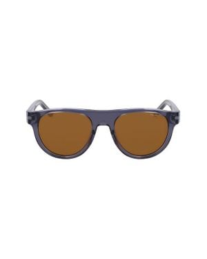 Nike Crescent Iii 54Mm Round Sunglasses - Brown