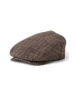 Brixton Barrel Driving Cap - Brown
