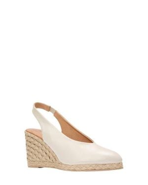 Andre Assous Pamala Slingback Espadrille Platform Wedge Pump - Natural