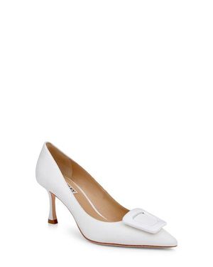 Badgley Mischka Yanet Ii Pointed Toe Pump - White
