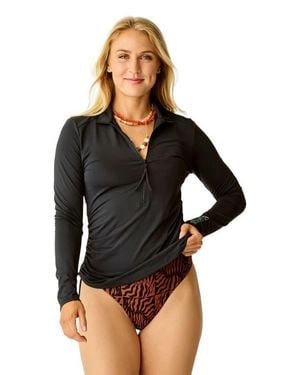 Carve Designs Cruz Rashguard - Black