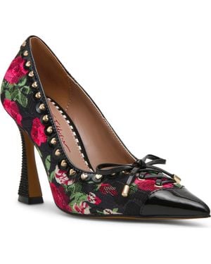 Betsey Johnson Jovi Studded Pointed Toe Pump - Multicolor