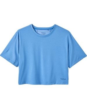 Rab Rivelin Crop T-Shirt - Blue